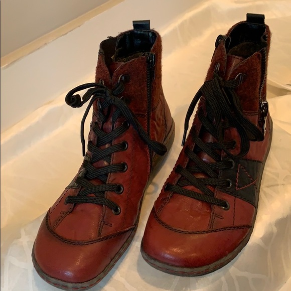 Remonte Wine Boot Size 37 - Picture 2 of 3